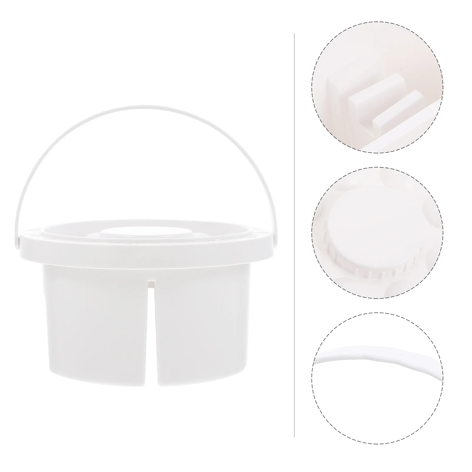 

Artist Brush Washer Painting Bucket Plastic Durable Multi-Functional Paint Brush Cleaner Container for Painting