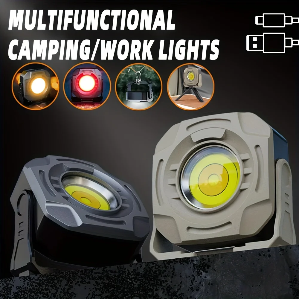 

Ultra Bright Work Light Outdoor Emergency Lantern 6 Modes USB Charging Camping Lamp Mini Flashlight Car Maintenance Light