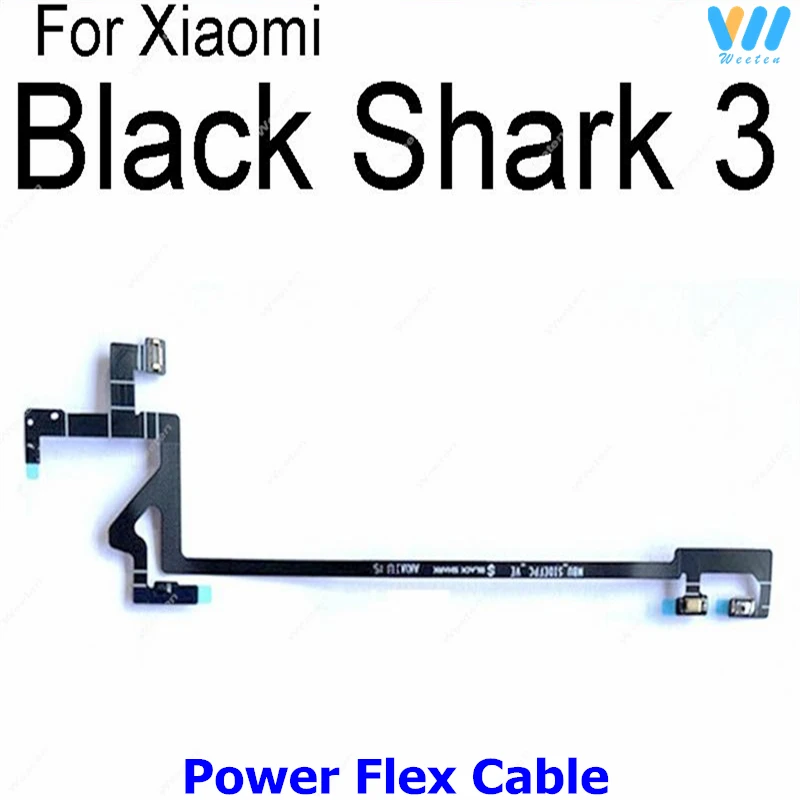 Power Volume Buttons For Xiaomi Black Shark 1 2 3 4 4s Pro 3s ON OFF Power Side Button Volume Switch Key Flex Cable Ribbon Parts