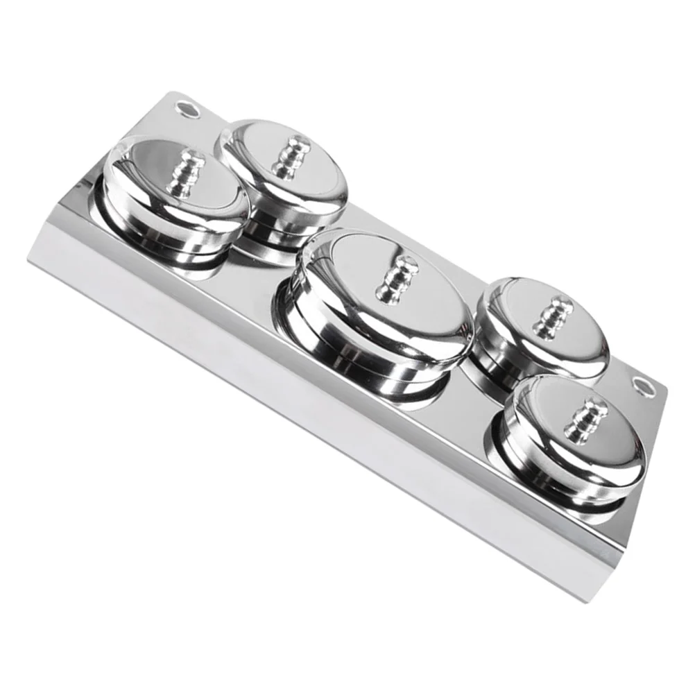 5 個ネイルアートクリスタルカップポータブルミニコンテナアクリル液体粉末混合用プロフェッショナルサロン使用シルバー