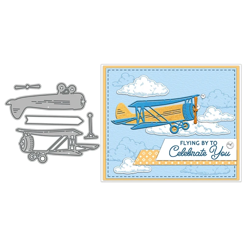 

Airplanes Accessories Mini Cutting Dies DIY Scrapbooking Supplies Metal Dies Knife Mold For Card Making Albums Decor