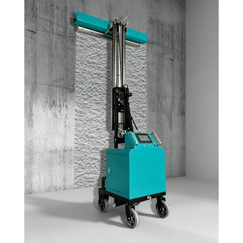 Wall Plastering Robot & Rendering Machine Wall Smoothing Robot,Adjustable Height and Plaster Thickness for Building Construction