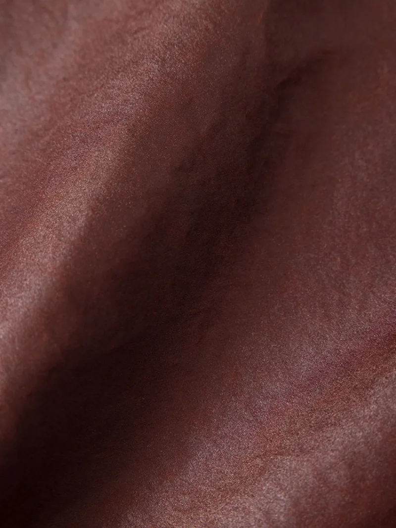 Chaqueta de mujer minimalista con cuello en V, estilo extremadamente Simple, 100% chino, seda de morera Natural, Jacquard, diseño de hilo de nube roja