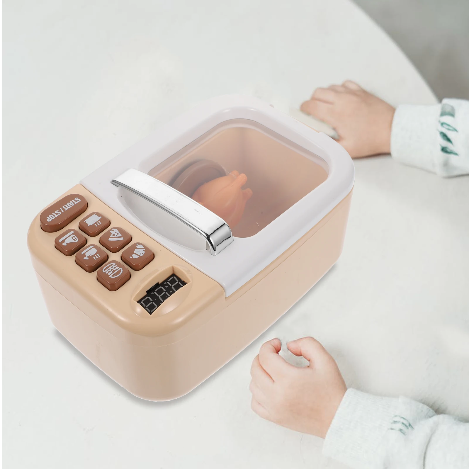 Kindergeschenken Magnetron Ornamenten Puzzel Speelgoed voor Peuter Kaki Doe alsof Keukenaccessoires Kind