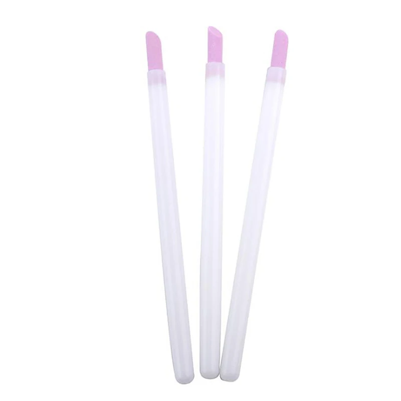 Cuticle Pusher Móng Tập Tin-Dụng Cụ Làm Móng Tay Dính Acrylic Cần Chuyên Nghiệp Chính Xác Nộp Hồ Sơ Cuticle Remover, Bề Mặt Nhám, 2 Màu