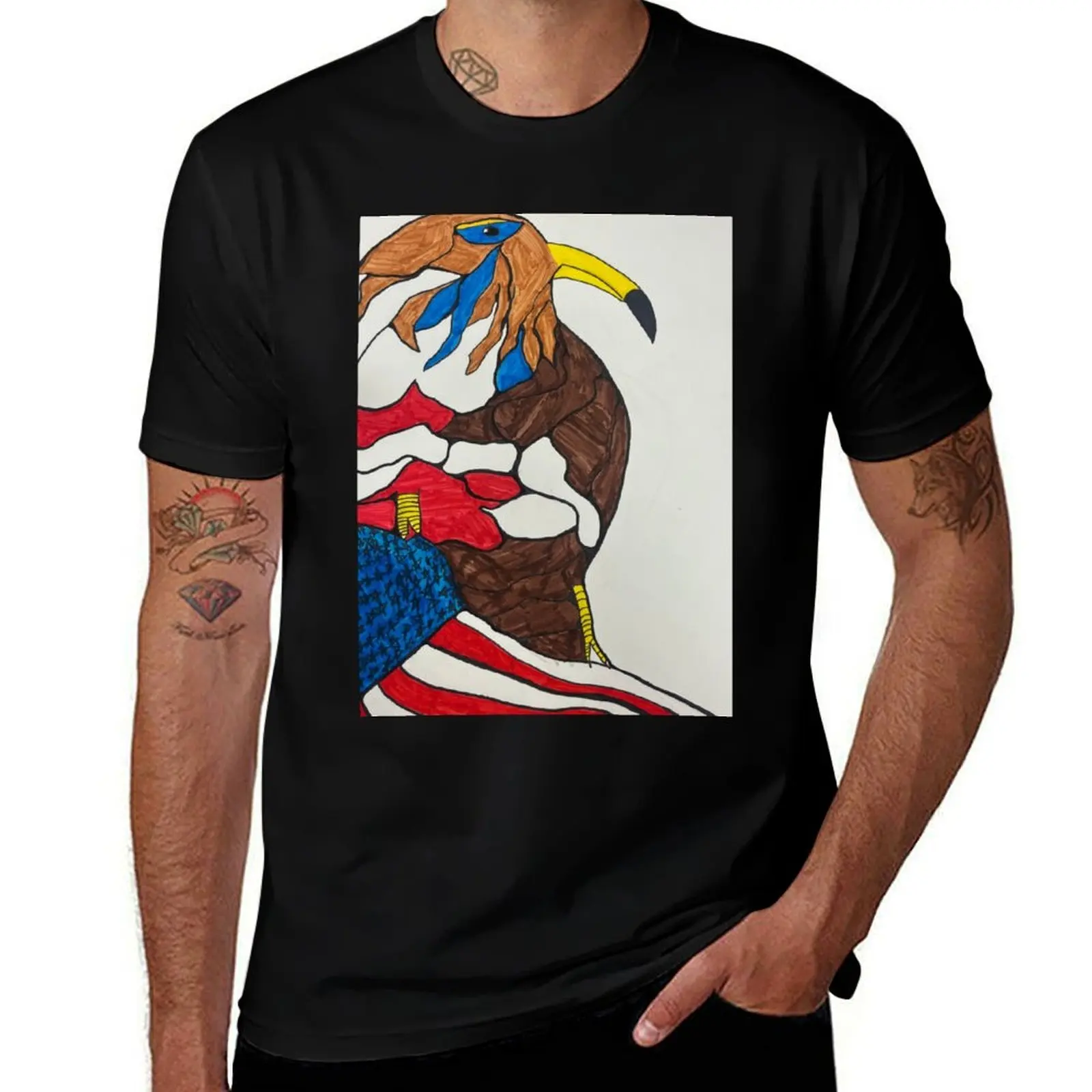 

Inspiration” man T-Shirt t shirts “Eagle cotton fit for t slim man for t white shirts man pack shirts