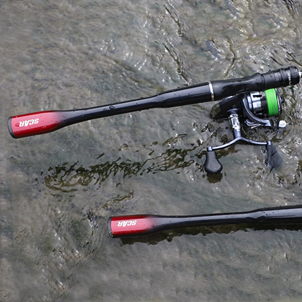 FISHINGFANS ORCA 7' 8' Mittelstarke Kohlefaser-Angelrute mit leichtem Taper-Griff für Bass, Meer und Süßwasser 5-20g 6-12lb – Detail 9