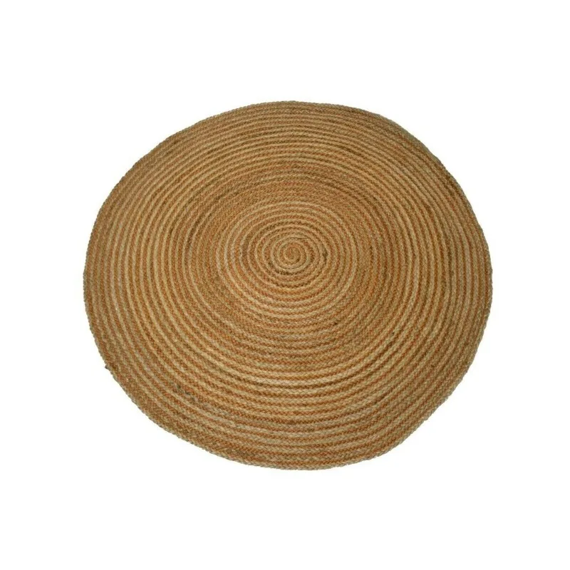 

Round Rug 100% Natural Jute Handmade Braided Carpet Modern Living Area Room Rugs