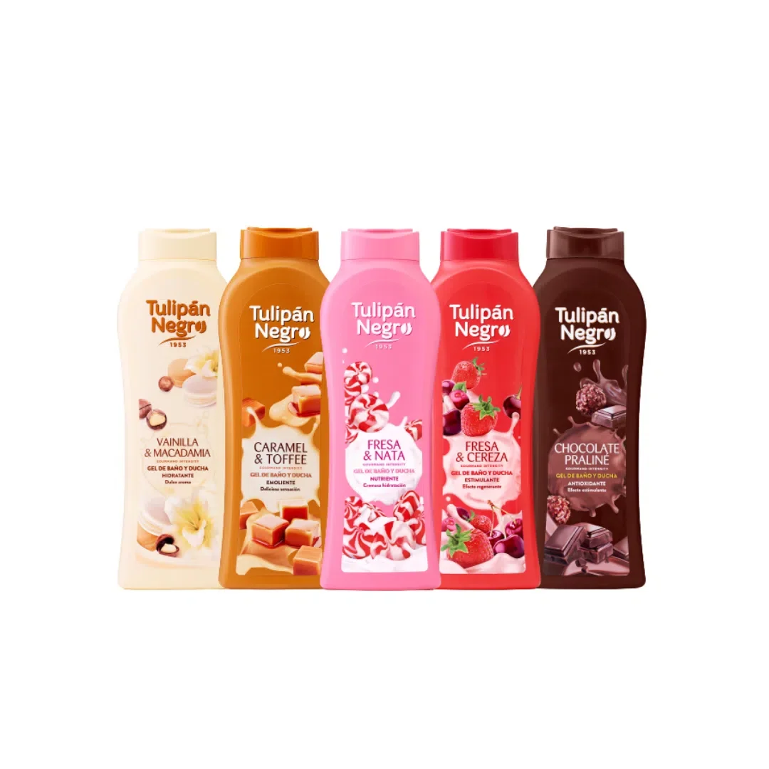 650 ml Gourmand intensive black tulip gel Pack 【save GOURMAND Intensity 5X650 ML】 【ROUA】