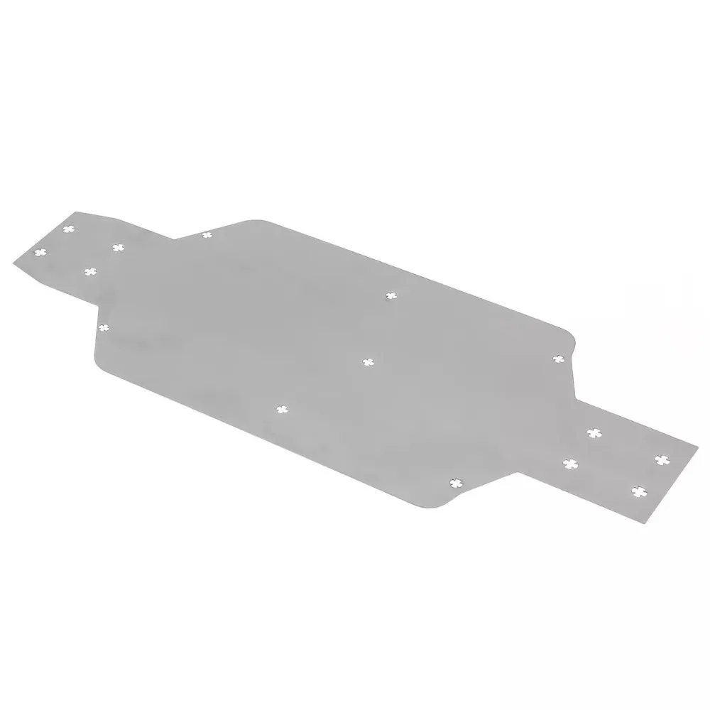 MJX 7303 1/7 piezas de repuesto de coche teledirigido, placa protectora delantera y trasera, protección inferior, armadura de Metal 7303, armadura de chasis