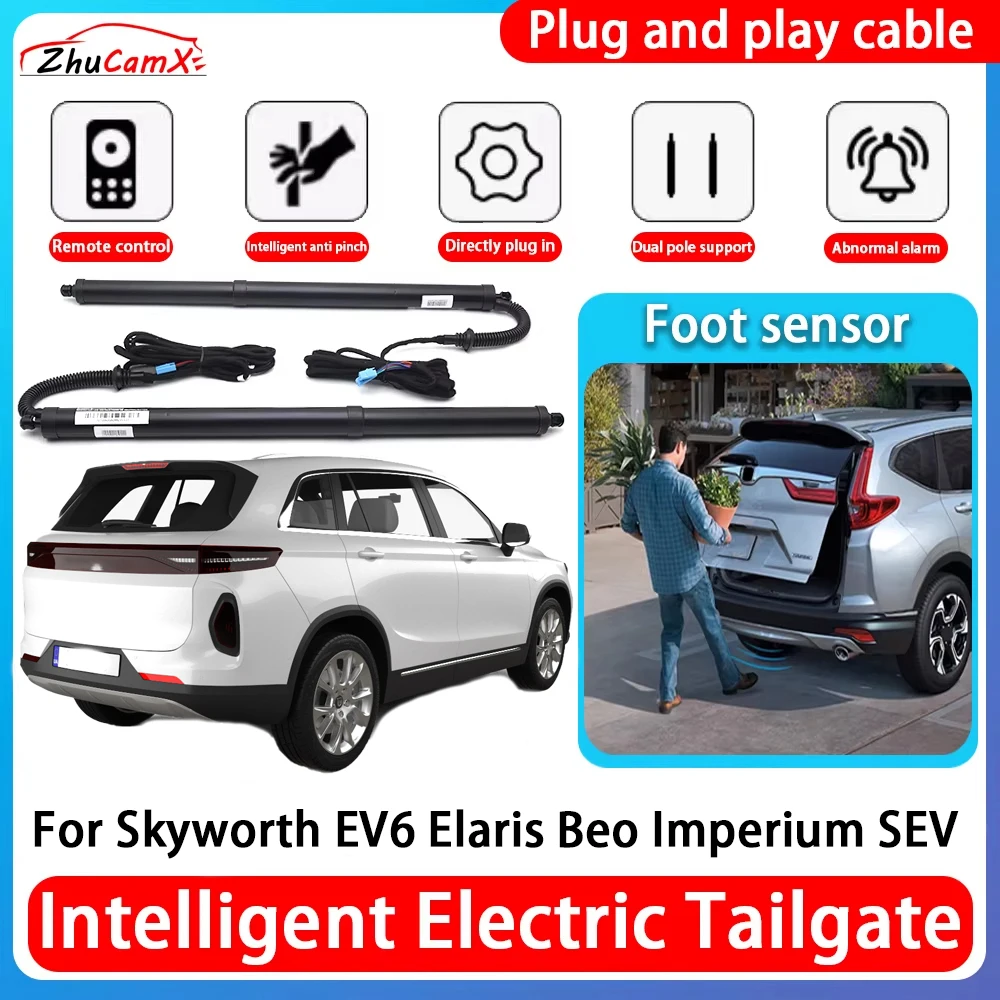 

ZhuCamX Car Power Trunk Electric Suction Tailgate Intelligent Tail Gate Lift Strut For Skyworth EV6 Elaris Beo Imperium SEV