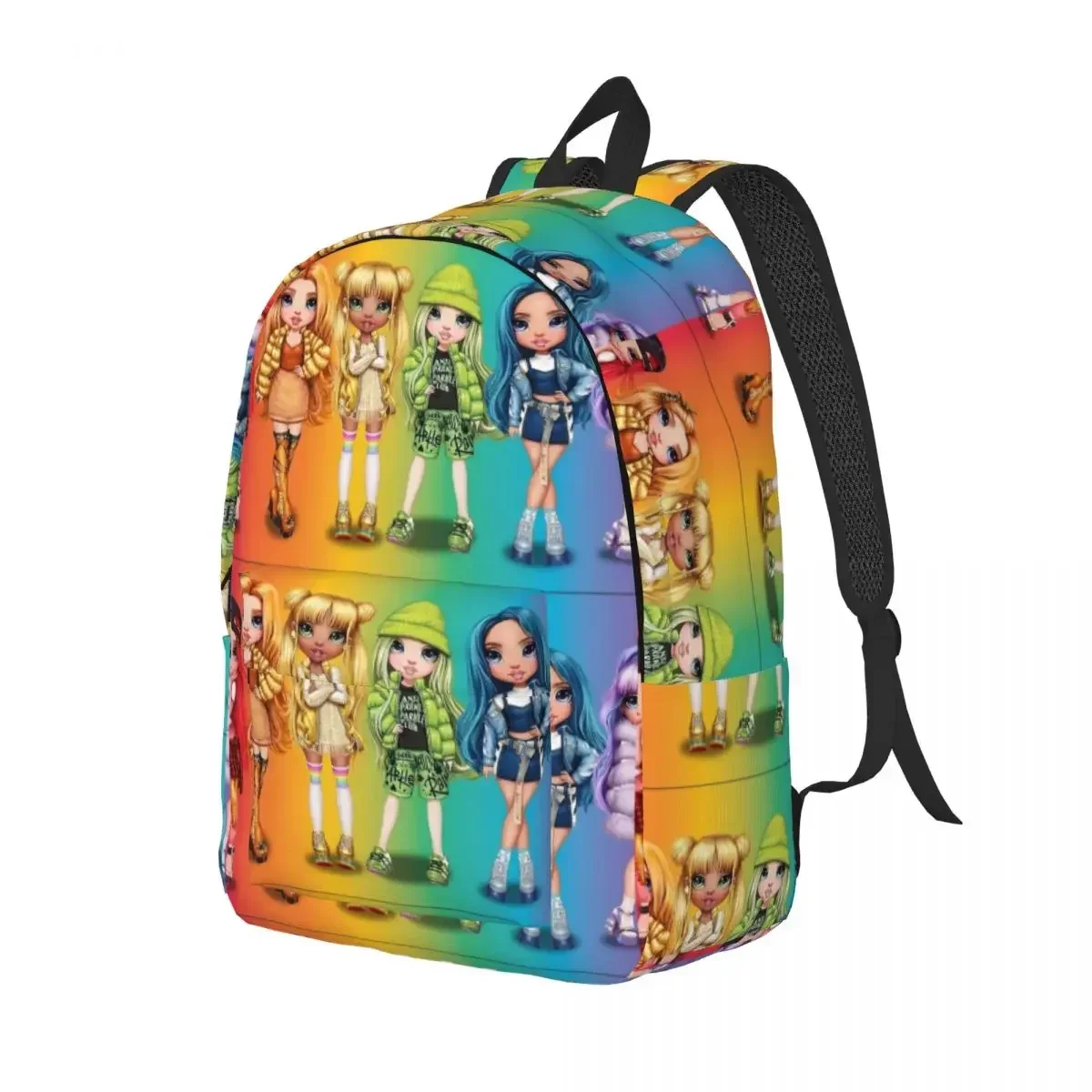 Rainbow High Backpack for Preschool Kindergarten School Student Bookbag Boy Girl Kids Sports Daypack for Outdoor Travel Hiking