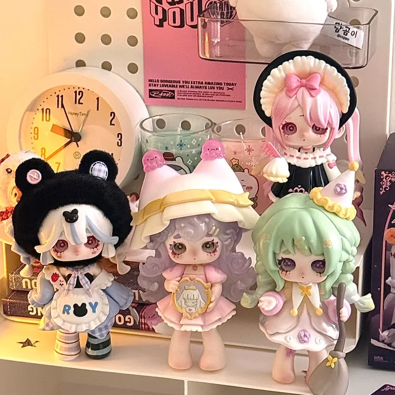 กล่องสุ่มตุ๊กตา Ninita Magic Mirror Paradise Series ของตกแต่งโต๊ะทำงานสุดฮิต รุ่นแรก ของสะสม ตุ๊กตาฟิกเกอร์ ของเล่นวันเกิด