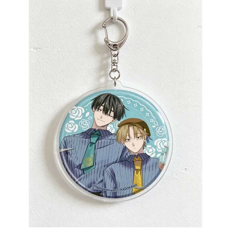 Haji x Yui Ayukawa 6cm Acrylic Keychain Hajime Yamashina Yui BL Manga Anime Itabag Pendant Keyring Bag Charms Decoration Gifts
