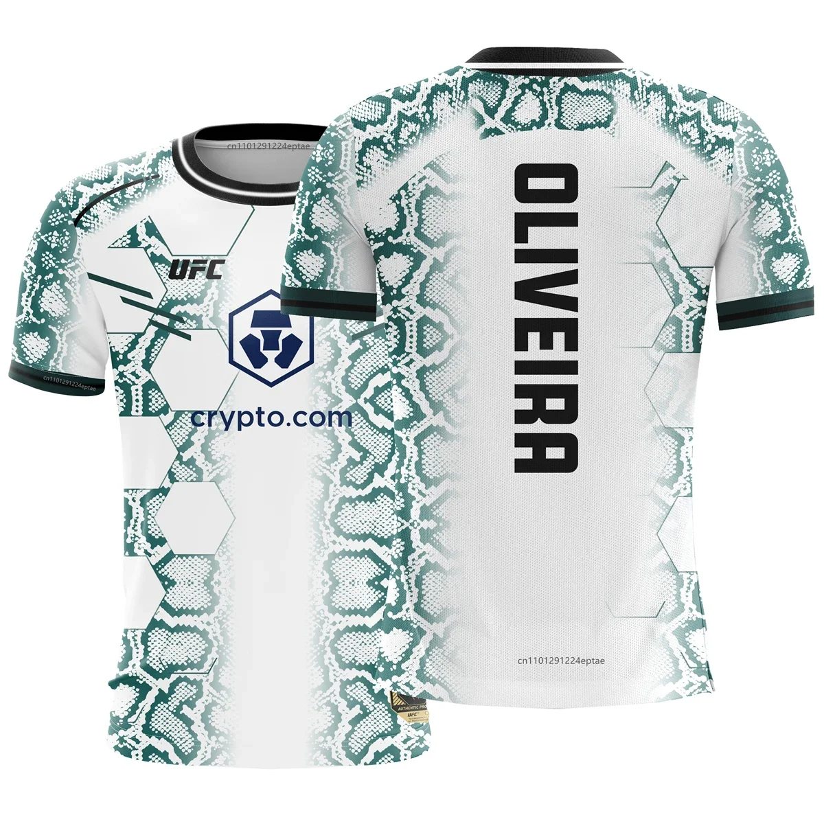 UFC men's T-shirt round-neck casual top 3D printed summer quick-drying breathable short-sleeved fitness boxing suit top