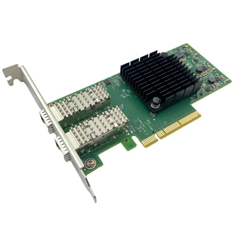 بطاقة واجهة شبكة إيثرنت PCIe 3.0 X8 25GbE ثنائي المنفذ 10 جيجابت إيثرنت SFP28 بطاقة محول Mellanox MCX4121A-ACUT #2