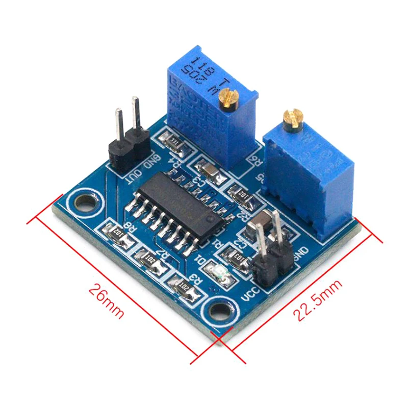 TL494 PWM Controller Module Adjustable Duty Cycle Adjustable Waveform Generator 5V Frequency 500-100kHz 250mA