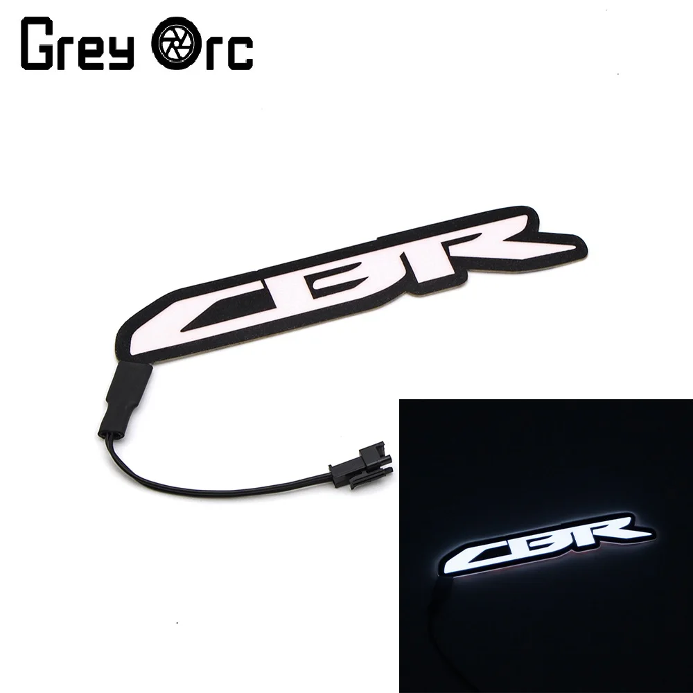 

For HONDA CBR 125R 250R 300R 600RR 750RR 1000 Motorcycle LED Cold Light Patch Fairing Body Sticker Logo Decoration Lamp Flashing