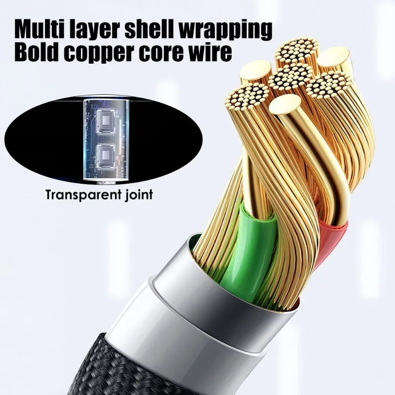 6A 120W Type C Phone Charging Cables Fast Charger USB A To Type C Nylon Braided Cord for Apple IPhone 16 15 Pro Max/16 15 Plus