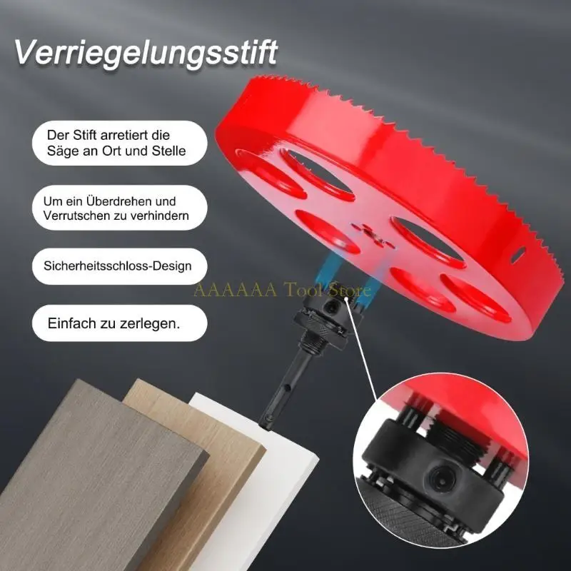 

A2BE Bi-металлическое деревянное отверстие пила 220 мм 250 мм буровые бит HSS Стальное M42 отверстие для пилы деревянные резинки