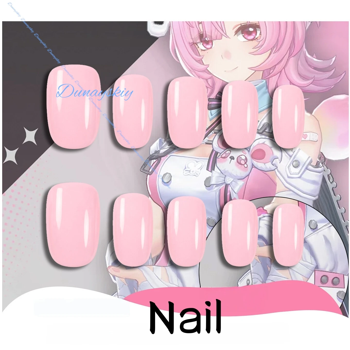 Pembe El Yapımı Chiz Cosplay P - Press On Nail Set incelemesi ve fiyatı