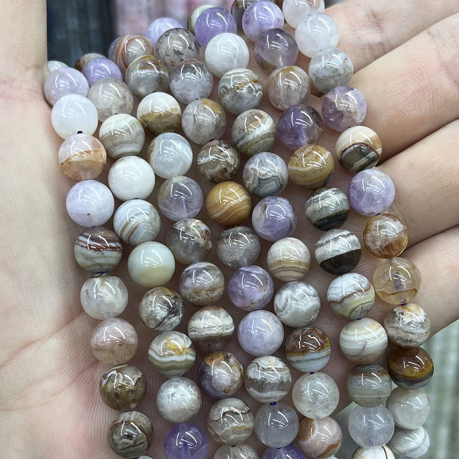 

Натуральный кристалл Аврора камень круглые свободные бусины для изготовления ювелирных изделий DIY аксессуары для браслетов ручной работы 15 дюймов 6 мм 8 мм 10 мм