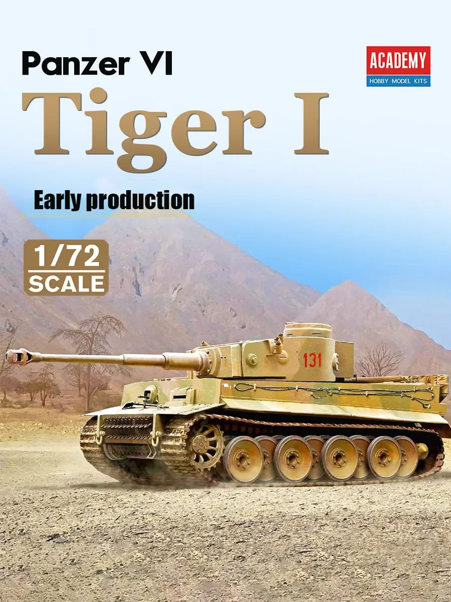 Academy Assembled Tank Model kit   13422 German Tiger-I Tiger Heavy Tank 1/72