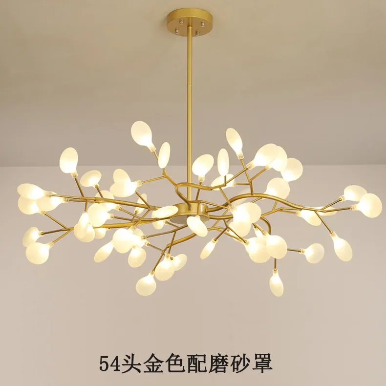 2023 Modern Firefly LED Chandelier Light Tree Branch Pendant Lamp Decorative Hanging Lamp For Home