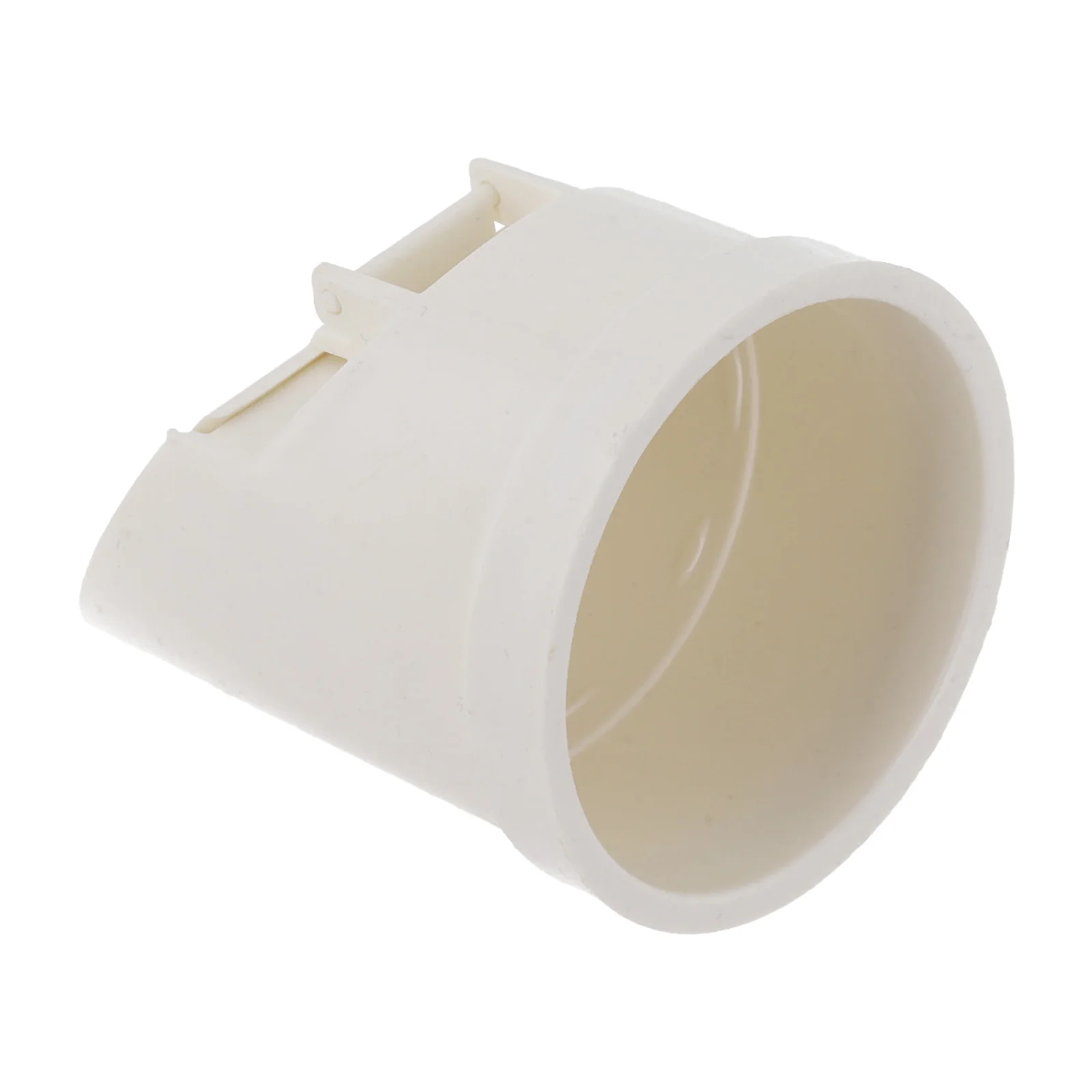 Drainage Pipe Floor Drain in White PVC with Self Closing Displacement Valve for 50 75 110 160mm Pipe Applications