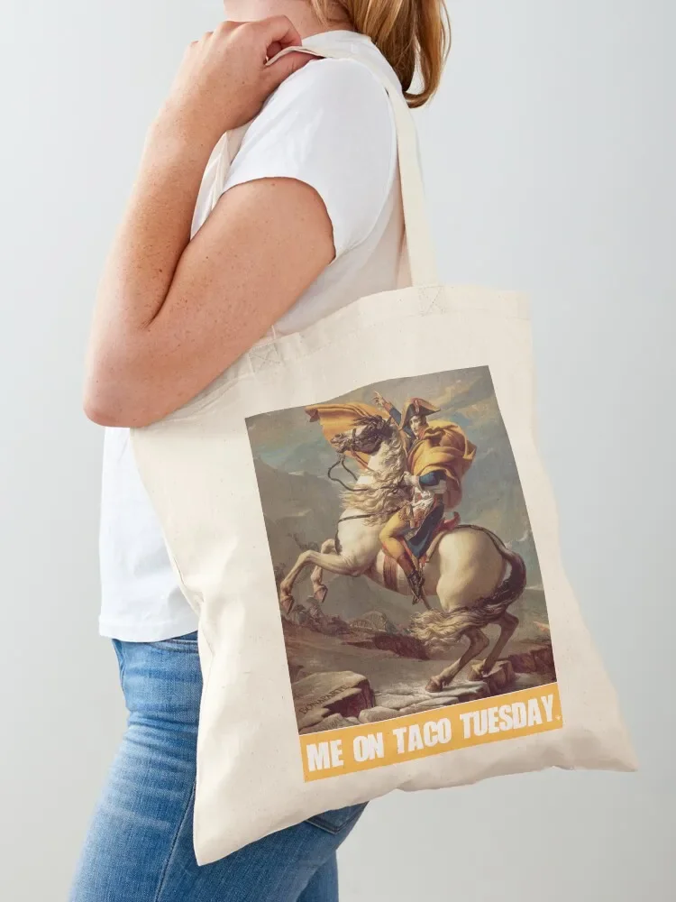 Me on Taco Tuesday Tote Bag custom canvas bag large size bags bag for beach