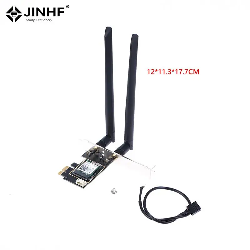 Adaptador Wifi PCi Express Bluetooth 1200 de 4,0 Mbps, banda Dual 2,4G/ 5G, tarjeta PCI-E inalámbrica Intel 7260 para PC de escritorio