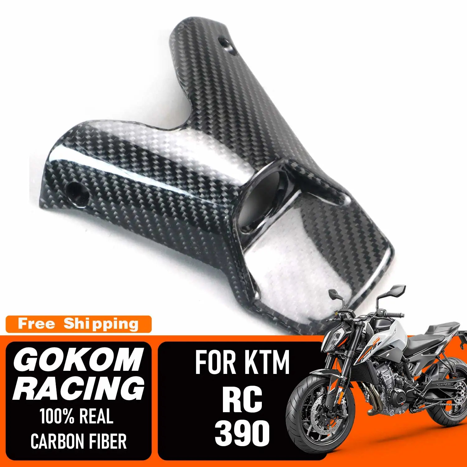 

Gokom Racing For KTM DUKE 790 Key Cover COWLING FAIRING 100% REAL CARBON FIBER MOTORCYCLE ACCESSORIES