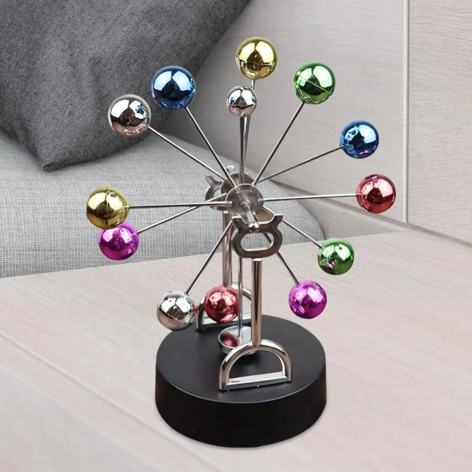 Magnetic Ornaments Miniatures Ferris Wheel Toys Balance Home Decor Perpetual Motion Machine Wiggler Physics Gifts Desk Toy