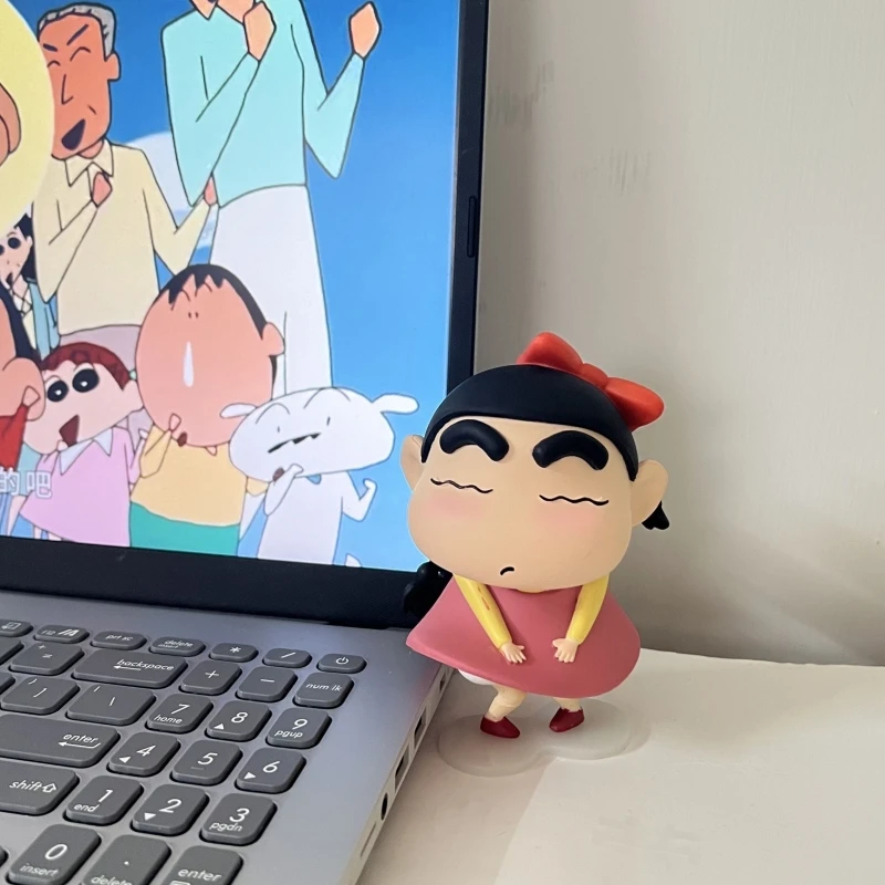 Anime Crayon Shin Chan Marilyn Monroe Version Shinnosuke Harano Cute Q-Version Figurine Model Ornament Cartoon Cosplay Gift