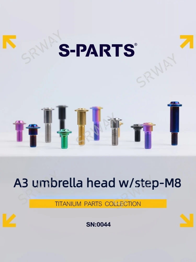 Titanium Alloy Screws Umbrella head bolt M8 Torx Screw With Step motorcycle electric vehicle restoration tight