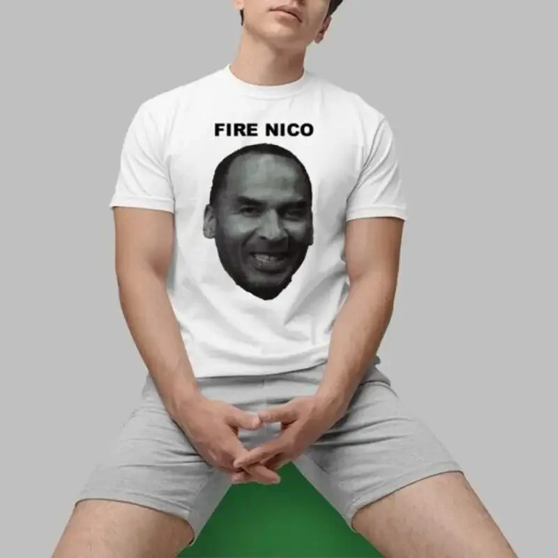 Fire Nico Face T Shirt 2025 Size S To 5Xl