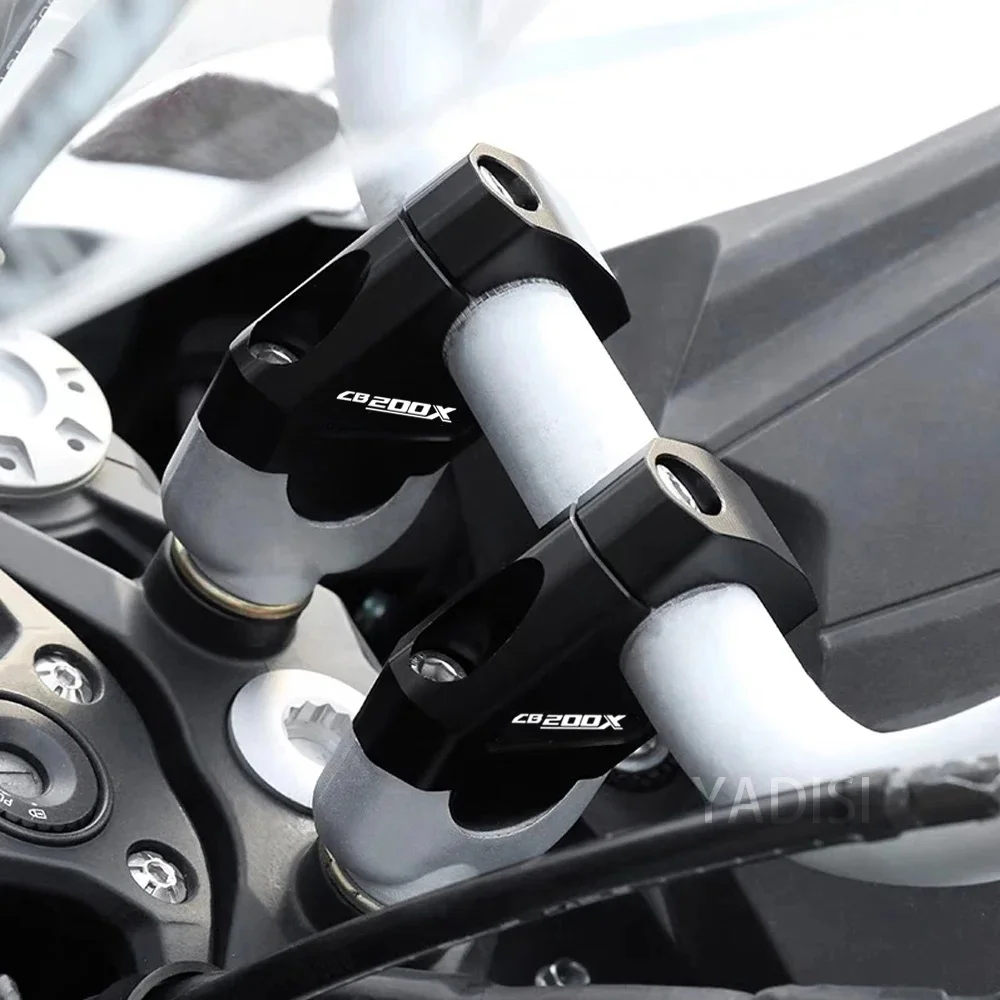 Motorcycle Handlebar riser clamp,Handlebar Extender,CNC handlebar riser extension adapter For Honda CB200X CB 200X CB 200 X