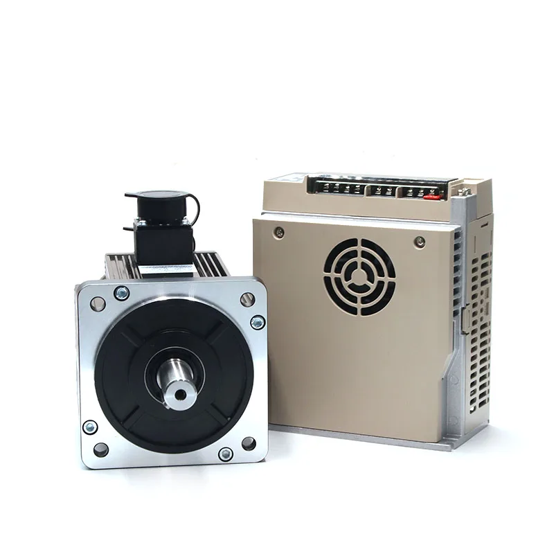 Siheng Motor Factory 220 V 130 mm 3 kW 15 Nm 2000 U/min Servomotor mit 3 m Kabel und Treiber CNC-Servomotor-Kit