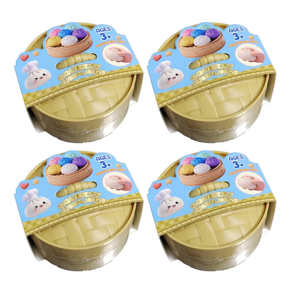 Reuze Jumbo Dumpling Squishy Speelgoed met Stoomfunctie, een anti-stress knijp-speelgoed voor ontspanning en sensorische spelletjes