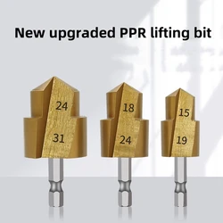 New PPR Lifting, Stepped Drill Bit, Hexagon Shank Water Pipe Connection Tool ,Reamer, Chamferer, 20/25/32mm