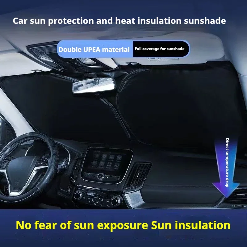 

Car Windshield Sunshades Cover for MG MG4 ZS EV MG6 EZS HS EHS Car Summer Sun Anti UV Protection Front Window Sun Shade