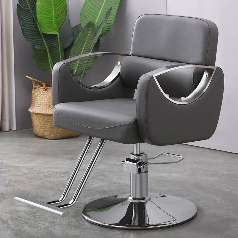 rotate professional barber chair adjust height Barber shop hairdressing chair comfortable kappersstoel beauty salon furniture 3