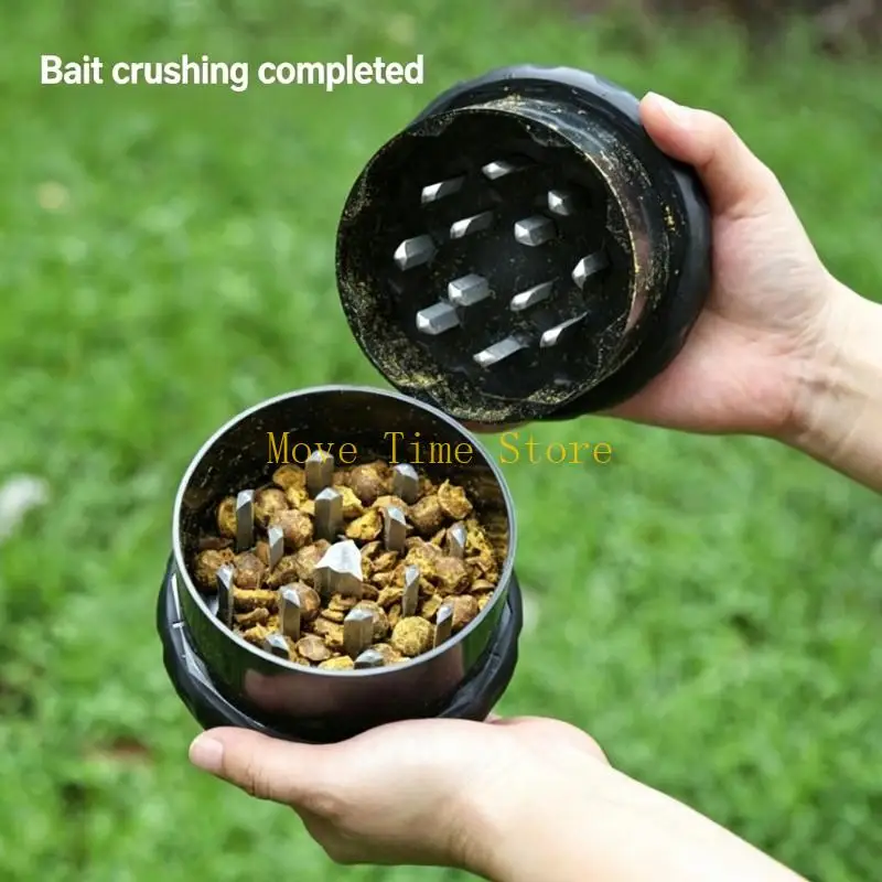 92ME Black Baits Preparation Box for Anglers with Interior Teeth and Carry Size