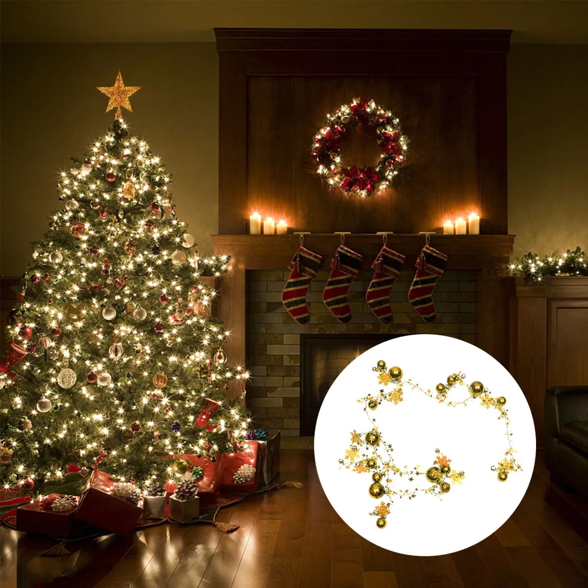 

Bell Ball Christmas Decorations Festive Hanging Chain naments Christmas Tree Accessories Tree Accessories Gifts