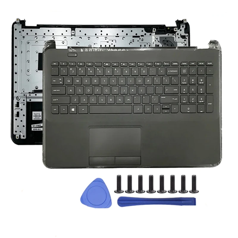 

NEW For HP TouchSmart 15-D 15-d101tx 15-d013tx Laptop Palmrest Upper Case US Keyboard Touchpad TPN-F115 TPN-F113 747140-001