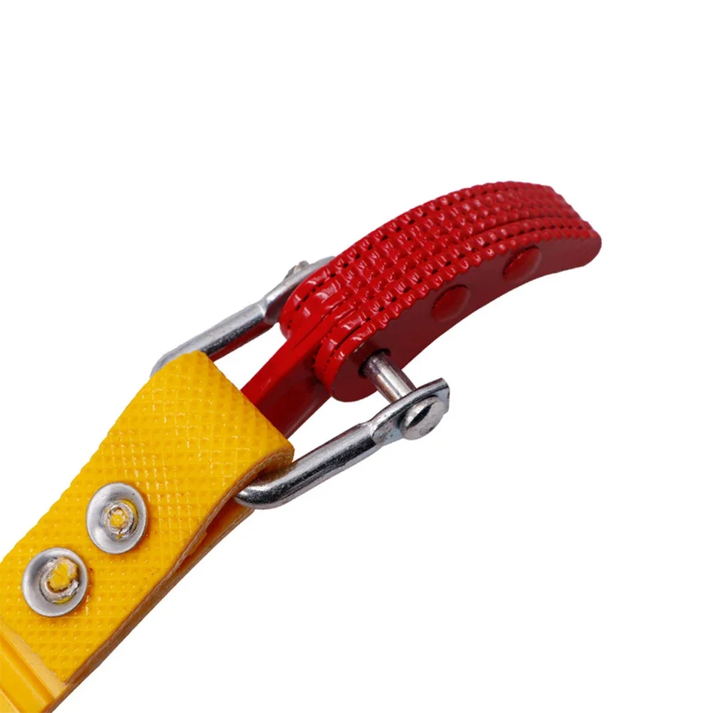 

Strap Belt Wrench Red Yellow Steel Plastic 1 Pc 8Inch Adjustable Pipeline Wrench Removal Tool Replacement Spanner