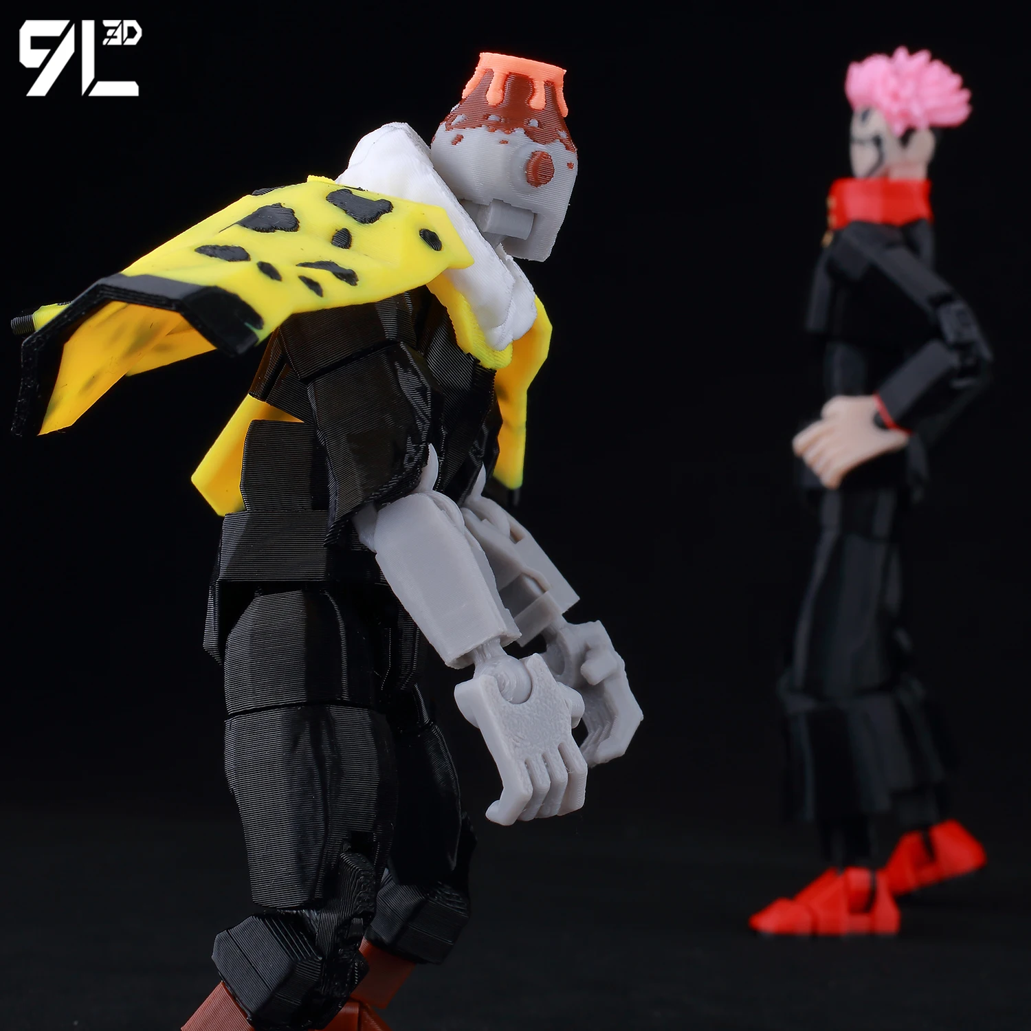 9L3D Titan13 Shapeshift Cursed Figure - DIY Assembly Multi Jointed Toy voor ouder-kinderspellen ​   T13 Cursed Energy-figuurspeelgoed