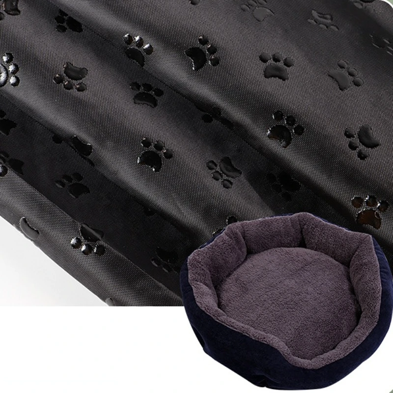 1M*1.5M Black Non-slip Fabric PVC Dog Paw Drop Plastic Cloth Upholstery Fabrics for Cushion Sofa Cushion Pillow DIY Sewing