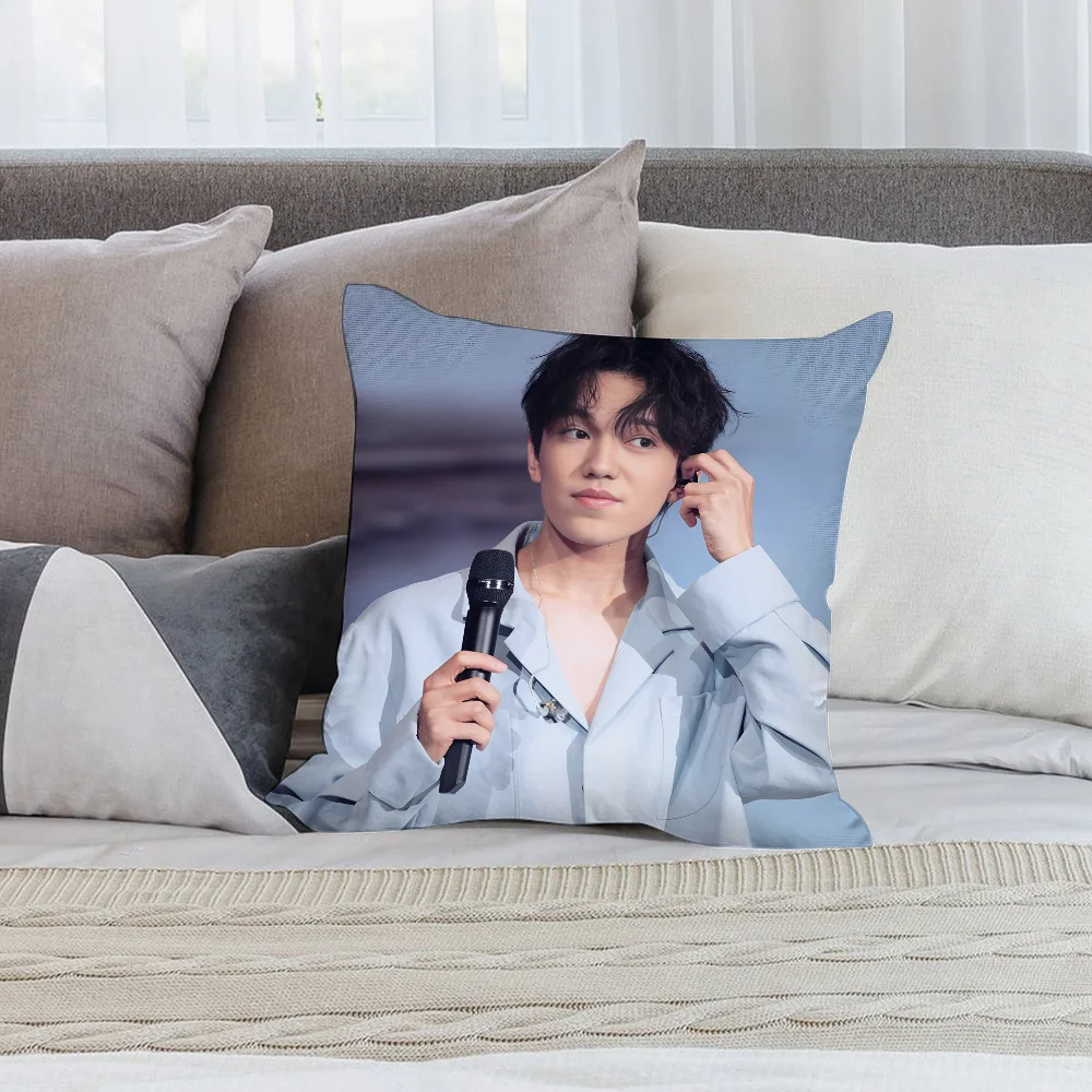 New Arrival D-Dimash Pillow Case Short Plush Pillow Covers Sofa Decorative Gift Home Double-sided Printing Cushion Cover