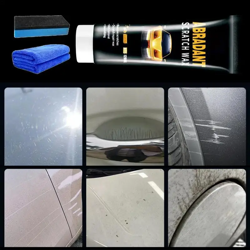 

Car Scratch Repair Cream Car Scratch Repair Polishing Wax 120ml Car Paint Scratch Repair For All Vehicle Paint Care